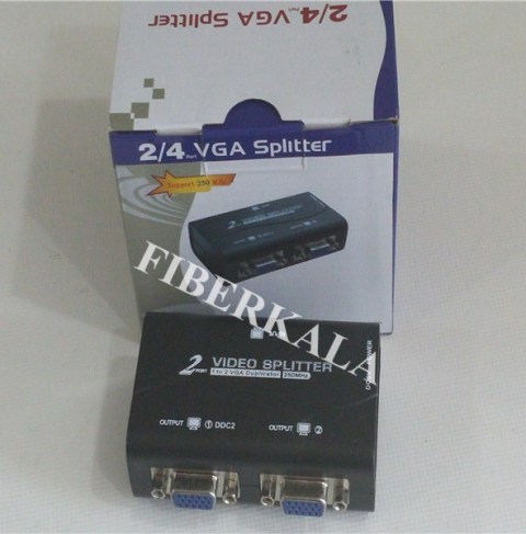 اسپلیتر وی جی ای 2 پورت VGA 250mhz