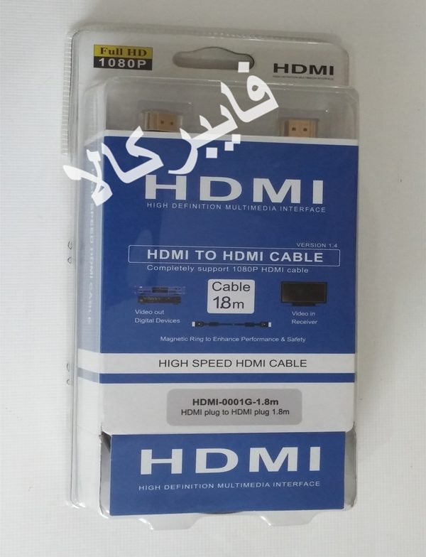 کابل 1.8 متری 1080P HDMI فلت ورژن 1.4