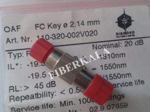 اتنیتور فیبرنوری نری به مادگی دیاموند FC SM 20dB